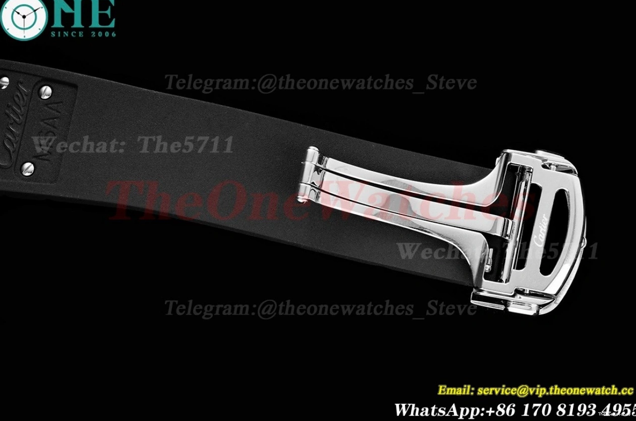 Cartier Mens MY9019 XL Rmn Black GF 40MM PVD RU Santos De 0126